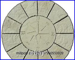 1.2m New Design Compass Rotunda paving circle patio slab stones Del except