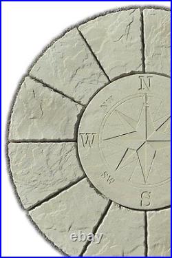 1.2m New Design Compass Rotunda paving circle patio slab stones Del except