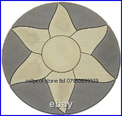 1.8m Baby Aztec Paving Sun Circle Slabs stones patio (DELIVERY EXCEPTIONS)