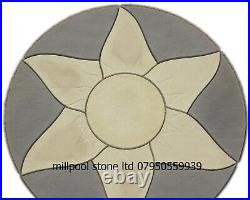 1.8m Baby Aztec Paving Sun Circle Slabs stones patio (DELIVERY EXCEPTIONS)