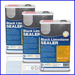 Black Limestone Sealer Recolour Faded Patio Slab & Paving Smartseal (3 sizes)