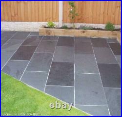 Black Slate Paving 800x400x10mm Outdoor Tiles not slabs £24.55/m2