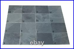 Black Slate Paving Patio Slabs 900 x 600 18.50m2 Split Pack Options