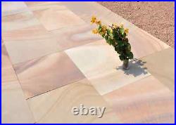 Buff Sawn Honed Mixed Size Patio Pack Indian Smooth Sandstone Paving Slabs 20mm