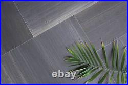 Charcoal Sandstone Paving Slabs Honed Garden Patio Paving Slabs 600x600x20mm