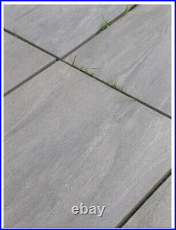 County Grey Anthracite Porcelain paving patio slabs tiles 600×600 21.6sqm