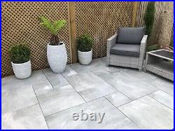 Earthcore Grey Porcelain Paving Patio Slabs Tiles Mixed Sizes 21.6sqm