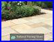 Fossil Mint Indian sandstone Natural Paving Patio Slabs Mixed sizes 22mm