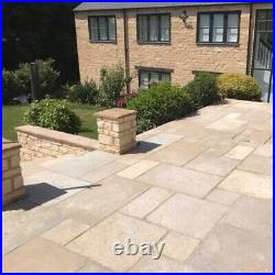 Garden Paving Slabs Yellow Limestone 90cm x 60cm Premium A-Grade