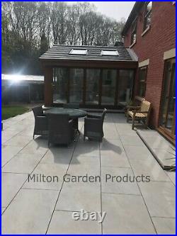 Grey Porcelain Paving Slabs 900x600 Hammer Grey 22.3m2 Patio Pack Outdoor 3x2