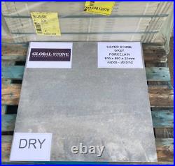 Grey Silver Porcelain Outdoor Tiles 800x800 20mm 32pcs 20.5m2 Patio Paving Slabs