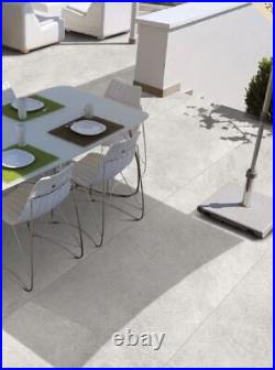 HS Grey Porcelain paving patio slabs tiles 600×600 21.6sqm (60 pcs)
