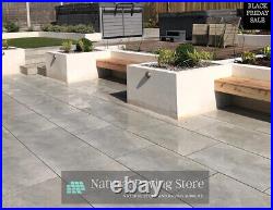 HS Grey Porcelain vitrified paving patio slabs 600×900 Split packs