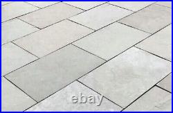 Indian Paving Patio Slabs Grey Limestone / Sandstone Premium Grade 90x60