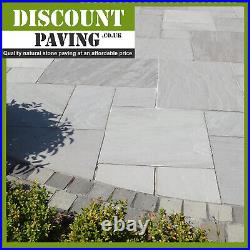 Kandla Grey Indian Sandstone Paving Patio Slabs 900 x 600 in 22mm FREE DELIVERY