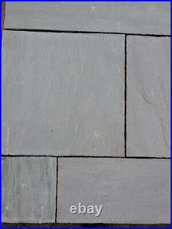 Kandla Grey Patio Calibrated 22mm Project Pack 18.55m2 Indian Paving Stone Slab