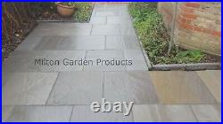 Kandla Grey Paving Slabs Indian Stone 600x600 20mm 18m2 Pack Outdoor Patio