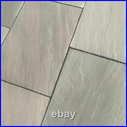 Kandla Grey Sandstone Riven Patio Paving Slabs 900x600 Pack (16.90m² 30 slabs)