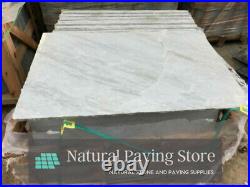 Kandla Grey Sandstone paving Natural Indian Patio slabs 22mm Calibrated 600x900