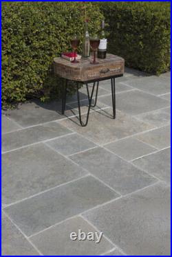 Natural Limestone Garden Paving Slabs Tumbled Stone Patio Pack 11.79m2 Clearance