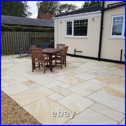 Paving Slabs Buff Indian Sandstone Great Light Colour at Great Prices