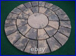 Paving circle rotunda for garden patio slab stone feature. Free Delivery. 1.8m