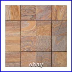 Rainbow Sandstone Honed Paving Slabs Garden Patio Project Pack 11.52 m2 Exterior