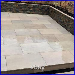 Raj Green Mix Size Outdoor Paving 20MM Porcelain Patio Slabs Pack