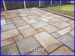 Rippon Natural Indian Sandstone Paving 19m2 Pack Patio Slabs Stone