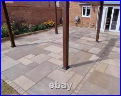 Sandstone Paving Slabs Garden Patio Indian Paving Option 600x300x20mm Calibrated