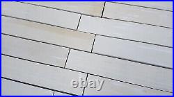 Sawn Mint Paving Slabs 900x200 Planks Linear Indian Stone Patio