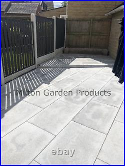 Silver Grey Granite 18.50m2 900x600 Flamed Pack Patio Paving Slabs Nationwide