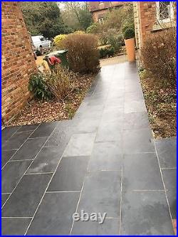 Slate Paving Patio Slabs Garden 10m2 600x300mm 20mm Thick FREE DELIVERY