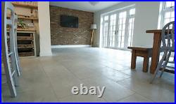 Smoke Limestone Slabs Indoor Honed Smooth Floor & Wall Paving Tiles 600X300X12MM