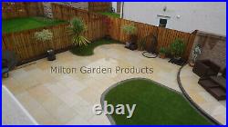 Smooth Sawn Paving Slabs Beige 900x600 Mint Ivory 20m2 Pack Outdoor Patio 3x2