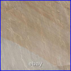 York Stone Sandstone Riven Patio Paving Slabs Mix Pack (15.30m² 48 slabs)